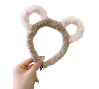 LARUISEE Fascia per capelli con orecchie di gatto, per donne e ragazze, da indossare tutti i giorni, per feste di Halloween, cosplay, accessori per capelli, morbida fascia per capelli con animale