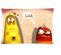 Larva Cartoon Pillowcases Custom 20"x30" Two Sides Cool Comfortable Pillow Case