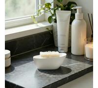 LARWORKS Vasca da bagno da 12,2 cm di lunghezza x 8,1 cm di larghezza x 5,6 cm di altezza, vasca autoportante in acrilico bianco lucido