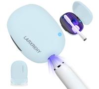 LARXREHY Custodia per spazzolino da denti, con supporto, portatile e ricaricabile, da viaggio, per la casa, si adatta a qualsiasi testina manuale o elettrica (blu)
