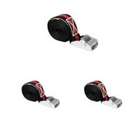 LAS 10318 - Cinghia di Fissaggio con Chiusura a Clip, 25 mm x 1,5 m, 250 kg (Confezione da 3)