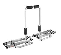 LAS GmbH Portabici LAS 11807 Pieghevole in Alluminio per 2 Bici