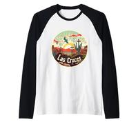 Las Cruces Città delle Croci New Mexico NM ABQ Desert Maglia con Maniche Raglan