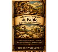 Las Epístolas Completas de Pablo Explicadas para Principiantes: Contexto Claro, Enseñanzas Sencillas Y Vida Cristiana Práctica Del Apóstol Pablo
