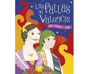 Las fallas de Valencia para colorear y pegar