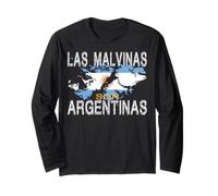 Las Malvinas Son Argentinas per Le Isole Argentine Malvinas Maglia a Manica