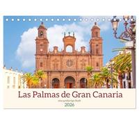 Las Palmas de Gran Canaria - eine großartige Stadt (Tischkalender 2026 DIN A5 quer), CALVENDO Monatskalender: Die Hauptstadt der Insel Gran Canaria liegt auf der Nordostseite.