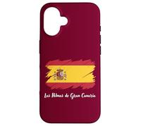 Las Palmas de Gran Canaria Spagna, bandiera spagnola, Las Palmas Custodia per iPhone 16