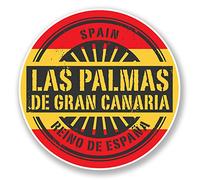 Las Palmas Gran Canaria Travel Tag Spagna Targhe e cartelli da esterno in alluminio metallo 30,5 x 30,5 cm