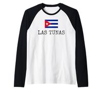 Las Tunas Country Cuba Family Trip Travel Bambini Uomo Donna Maglia con Maniche Raglan