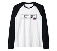 Las Tunas Country Cuba Family Trip Travel Bambini Uomo Donna Maglia con Maniche Raglan