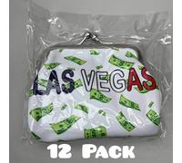 LAS VEGAS 12-PACK Welcome To Favolosa Portamonete Souvenir 10.2cm x 10.2cm MO