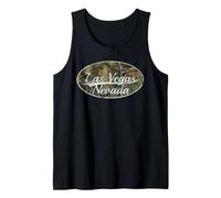 Las Vegas Nevada Distressed Camo Classic Design Canotta