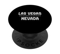 Las Vegas Nevada in lettere del casinò PopSockets PopGrip Adesivo