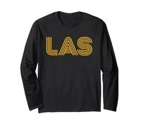 Las Vegas NV Retro Design in Giallo Maglia a Manica