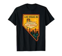 Las Vegas Nv Welcome To Fabulous Nevada Maglietta