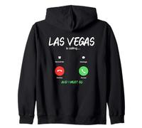 Las Vegas Sta chiamando e Devo Andare in Viaggio in Nevada Felpa con Cappuccio