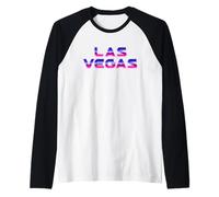 Las Vegas Starry Sky Desert Vacation Design Maglia con Maniche Raglan