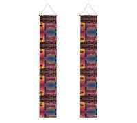 Las Vegas Tramonto 1 Stampa Portico Banner Per Il Ringraziamento,Banner Interno Per Porta D'ingresso,Per Tutte Le Celebrazioni