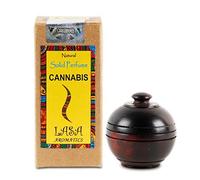 Lasa Aromatics Cannabis Natural Solid Profumo Body Musk In vaso di legno - 6 g