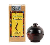 Lasa Aromatics Chocolate Natural Solid Profumo Body Musk In vaso di legno - 6 g