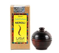 Lasa Aromatics Neroli Natural Solid Profumo Body Musk In Vaso di legno - 6 g