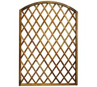 LASA Pannello Grigliato impregnatio in Legno di Pino Pesante Arco 90x90 cm - Cornice 3,5x3,5 cm