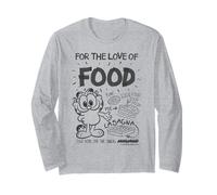 Lasagna Garfield Food Lover, Regalo in Stile Fumetto retrò Maglia a Manica