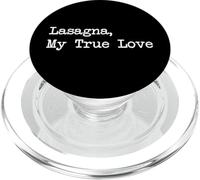 Lasagna My True Love Divertente Lasagna Minimalista Scrittura PopSockets PopGrip per MagSafe