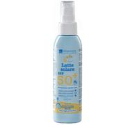 laSaponaria Latte Solare, latte solare per bambini e pelli sensibili SPF 50+, BIOLOGICO, 125 ml