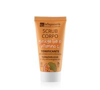 laSaponaria Peeling corpo con ginkgo biloba BIO e vit. C 30 ml - per una pelle morbida e luminosa
