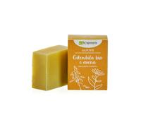 laSaponaria Sapone solido all'olio d'oliva BIO - Calendula e avena (100 g) - adatto per il corpo e il viso