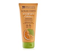laSaponaria Scrub corpo con ginkgo biloba BIO e vitamina C 200 ml - per una pelle morbida e luminosa