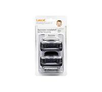 Lascal KiddyGuard Avant/Accent/Assure Staffe per rete e cancelletto per bambini, Morsetti per ringhiere rotonde o angolari fino a 50 mm, Set morsetti da 2, nero