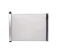 Lascal KiddyGuard - Barriera di sicurezza per scale con telaio in alluminio, pannello estensibile fino a 120 cm, colore: bianco