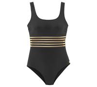 LASCANA Costume intero beige scuro / oro / nero Donna LASCANA SxF
