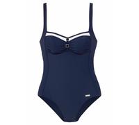 LASCANA Costume intero modellante navy / bianco Donna LASCANA MxE