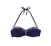 LASCANA Top per bikini navy / turchese / blu scuro / rosa scuro Donna LASCANA 100xD navy / turchese / blu scuro / rosa scuro