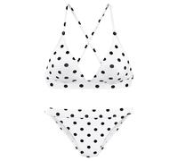 LASCANA Top per bikini nero / bianco Donna - Abbigliamento - Moda mare - Bikini - Bikini top - Coppe grandi LASCANA 60