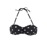 LASCANA Top per bikini nero / bianco Donna - Abbigliamento - Moda mare - Bikini - Bikini top - Coppe grandi LASCANA 60