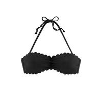 LASCANA Top per bikini 'Scallop' nero Donna LASCANA 80xC/D
