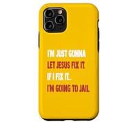 Lascerò solo che Gesù lo aggiusti Romani 12 Custodia per iPhone 11 Pro