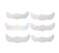 laschles lecchles lecchle - coppo star, avidato cuore | 6 fogli di lunghe e durature scintille per il concerto del festival pride concert halloween carnevay cosplay per bambini trucco per la festa del