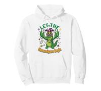 Lascia Che Gli imbrogli inizino Alligatore Mardi Gras Felpa con Cappuccio