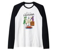 Lascia Che i bei Tempi rotolino Icona di New Orleans Maglia con Maniche Raglan