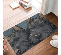 Lascia che il cane Scottish Terrier che dorme si sdrai sul tappeto antiscivolo per ingresso cucina balcone tappetini