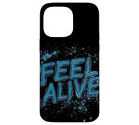 Lascia che il mondo sappia che ti senti vivo con questo fantastico costume Custodia per iPhone 14 Pro Max
