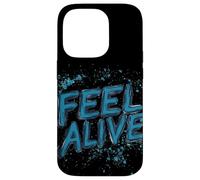 Lascia che il mondo sappia che ti senti vivo con questo fantastico costume Custodia per iPhone 14 Pro