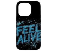 Lascia che il mondo sappia che ti senti vivo con questo fantastico costume Custodia per iPhone 15 Pro