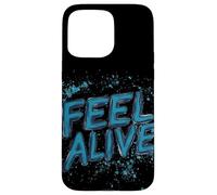 Lascia che il mondo sappia che ti senti vivo con questo fantastico costume Custodia per iPhone 15 Pro Max